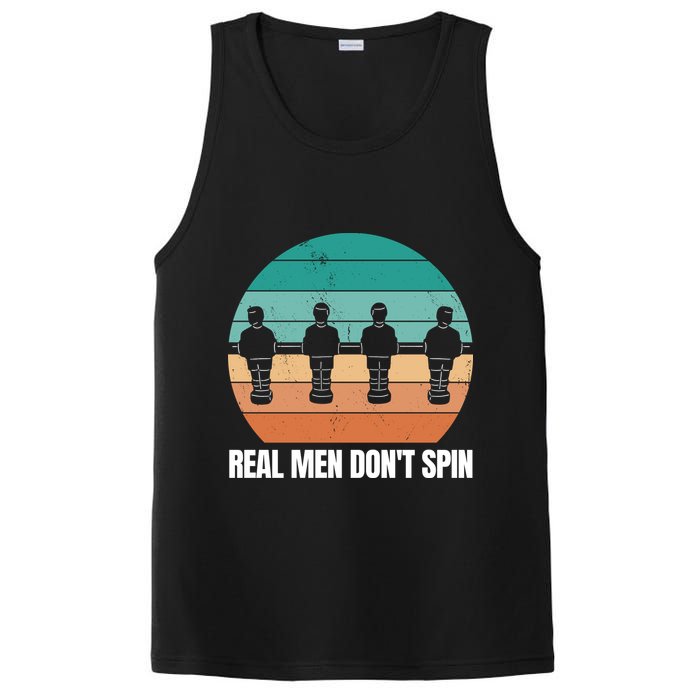 Real Men Don't Spin Table Soccer Foosball PosiCharge Competitor Tank