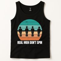 Real Men Don't Spin Table Soccer Foosball Tank Top