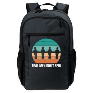 Real Men Don't Spin Table Soccer Foosball Daily Commute Backpack