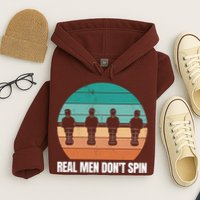 Real Men Don't Spin Table Soccer Foosball Hoodie