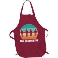 Real Men Don't Spin Table Soccer Foosball Apron