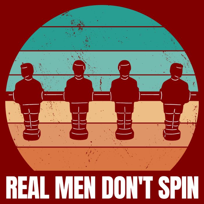 Real Men Don't Spin Table Soccer Foosball Apron