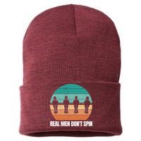 Real Men Don't Spin Table Soccer Foosball Sustainable Knit Beanie