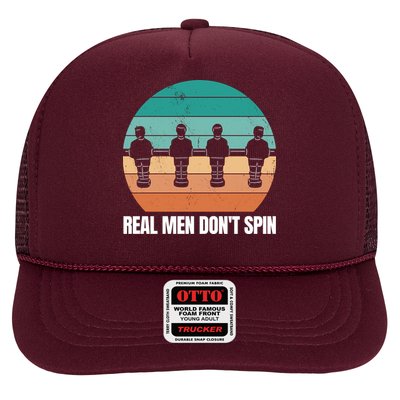 Real Men Don't Spin Table Soccer Foosball Trucker Hat