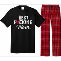 Retro MotherS Day Best Fucking Mom Funny Pajama Set