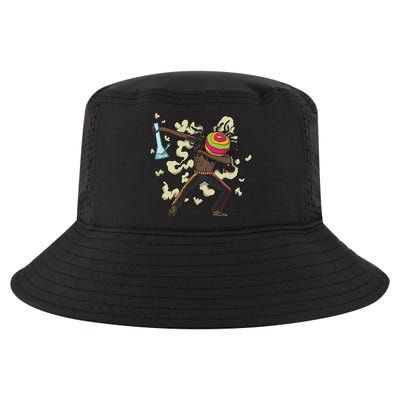 Rasta Man Dabbing Cool Comfort Performance Bucket Hat