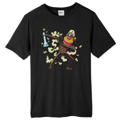 Rasta Man Dabbing Tall Fusion ChromaSoft Performance T-Shirt