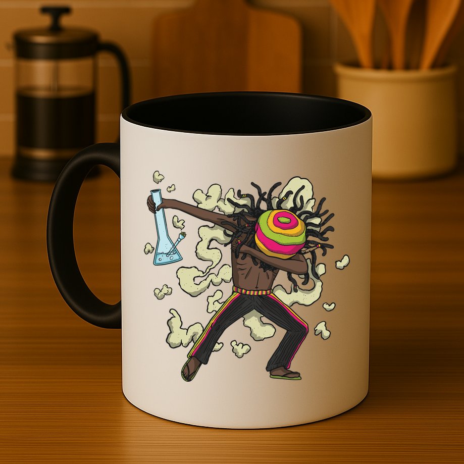 Rasta Man Dabbing Mug