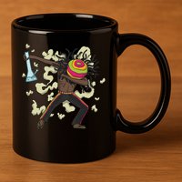 Rasta Man Dabbing 11oz C Handle Ceramic Mug