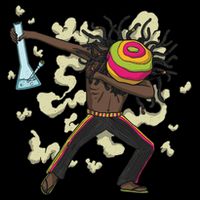 Rasta Man Dabbing 16 in Basic Backpack