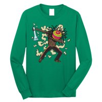 Rasta Man Dabbing Long Sleeve Shirt