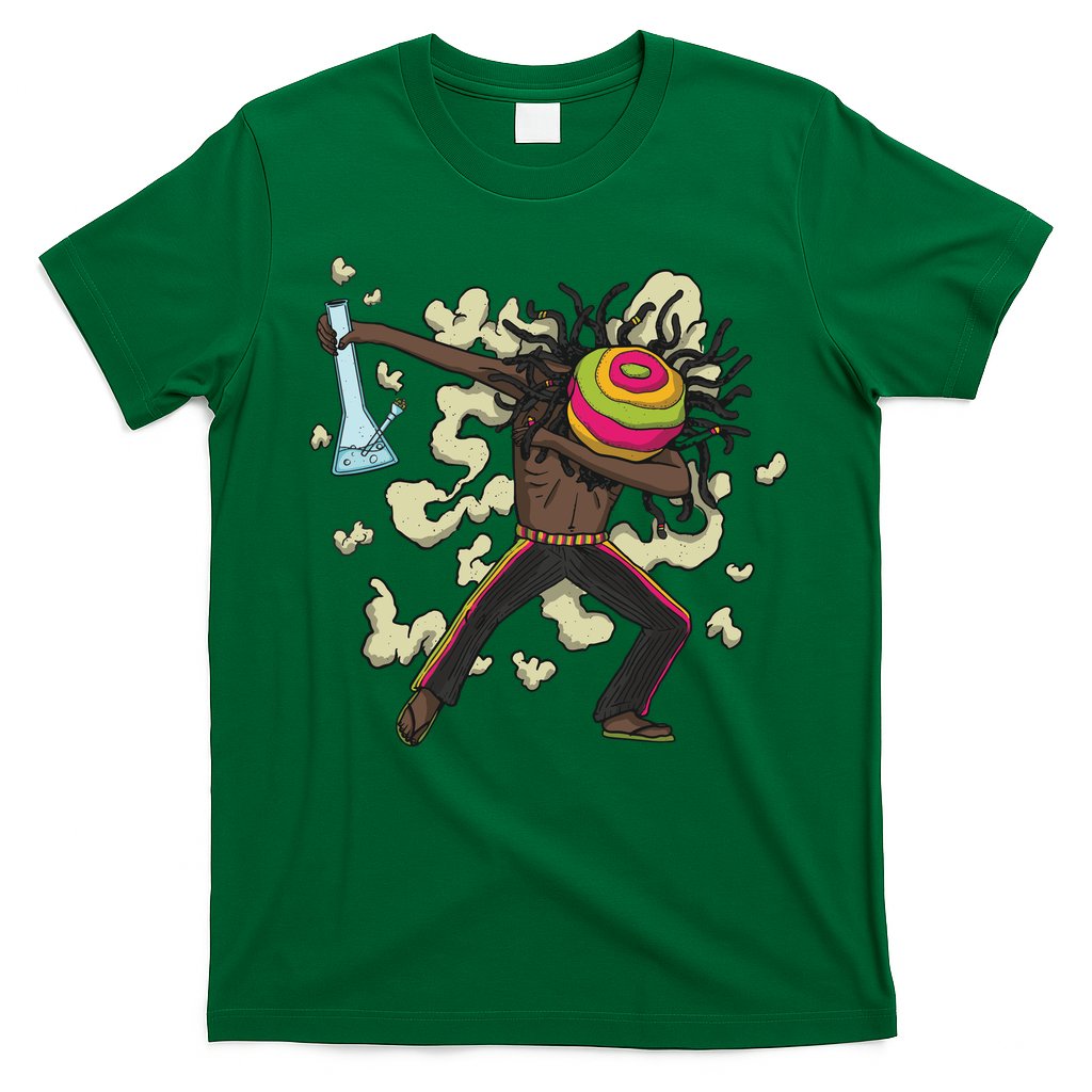 Rasta Man Dabbing T-Shirt