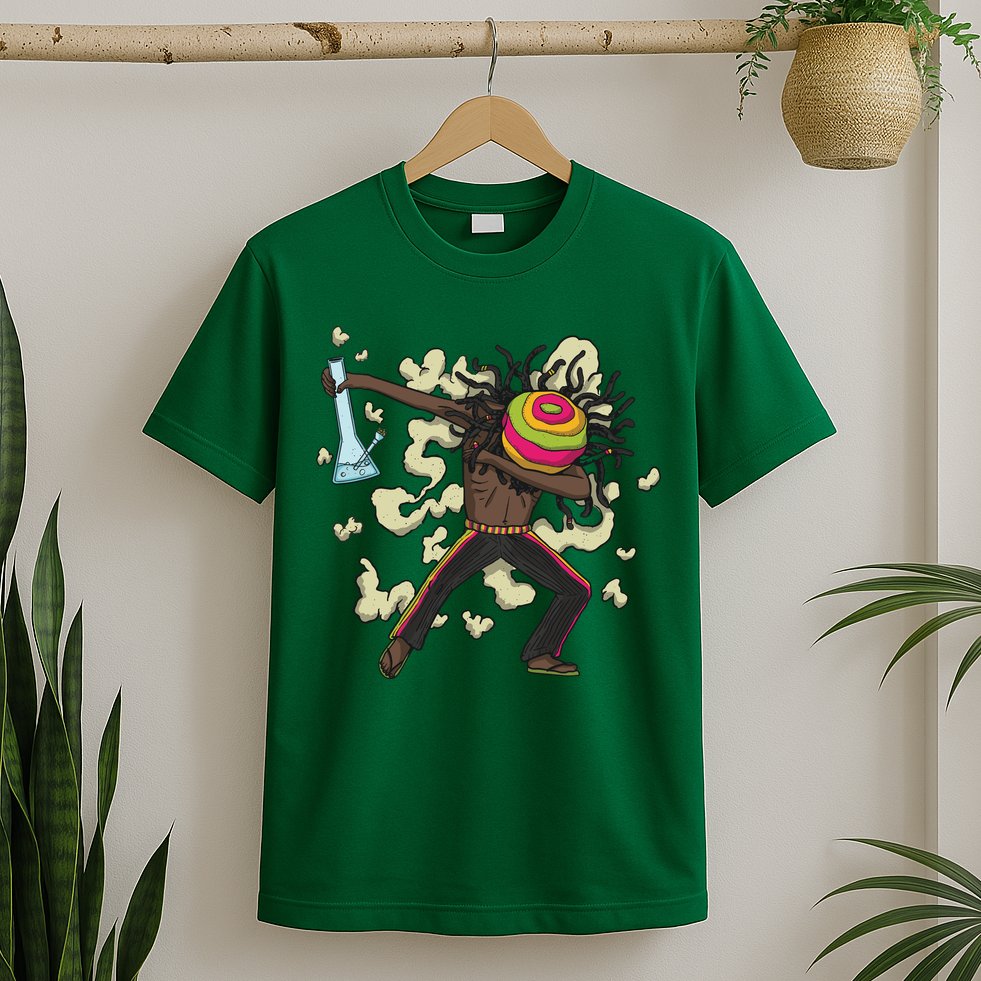 Rasta Man Dabbing T-Shirt