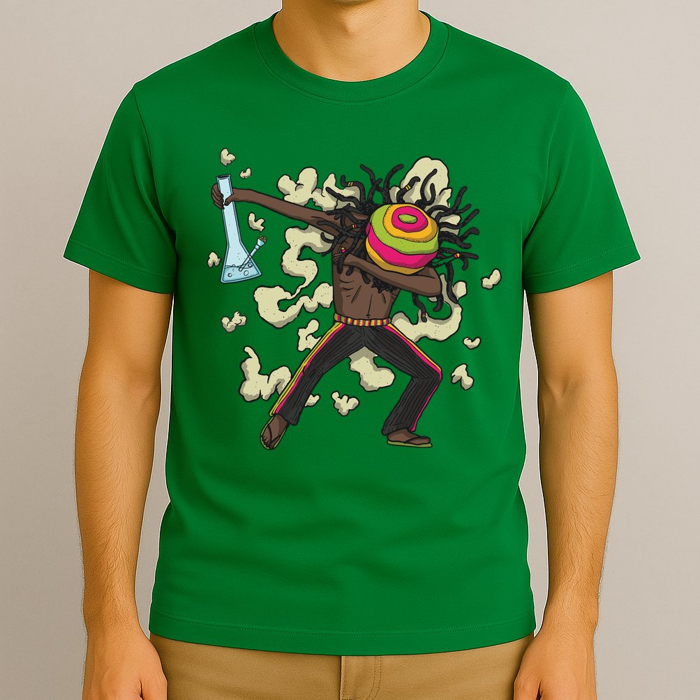 Rasta Man Dabbing T-Shirt