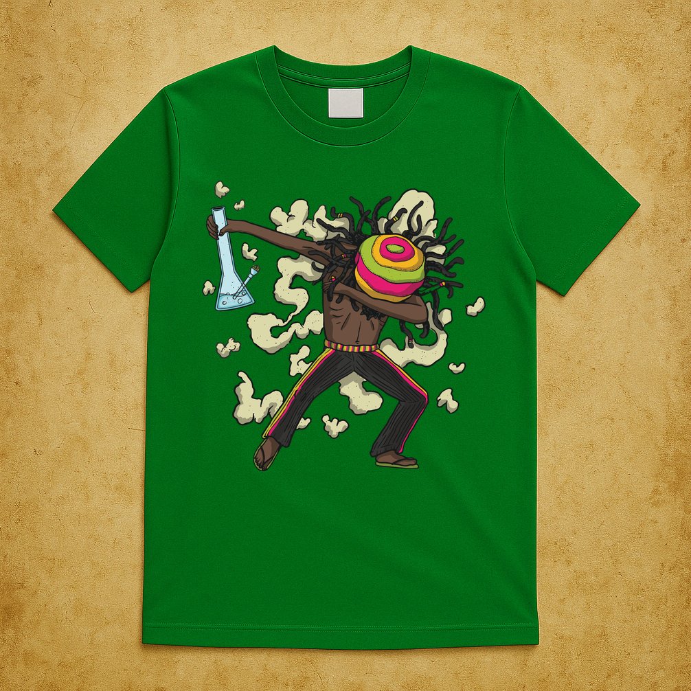 Rasta Man Dabbing T-Shirt