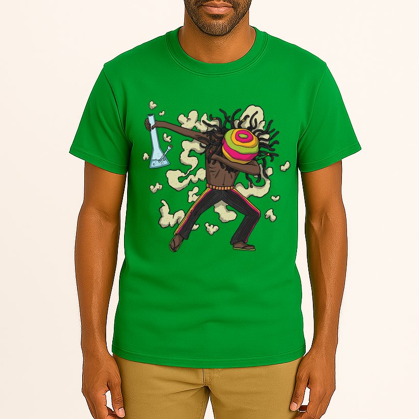 Rasta Man Dabbing Tall T-Shirt
