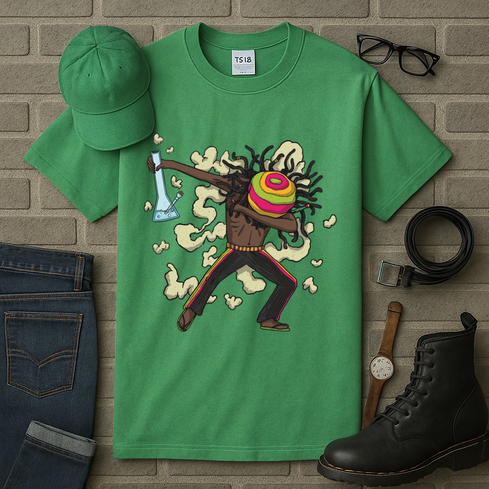 Rasta Man Dabbing Tall T-Shirt