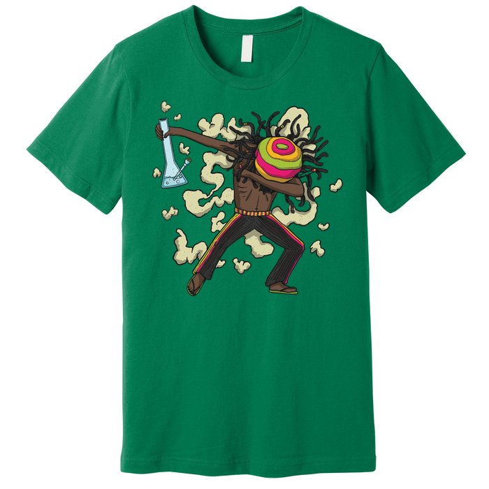 Rasta Man Dabbing Premium T-Shirt