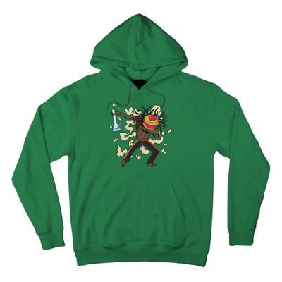 Rasta Man Dabbing Tall Hoodie