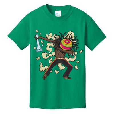 Rasta Man Dabbing Kids T-Shirt
