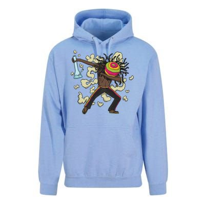 Rasta Man Dabbing Unisex Surf Hoodie