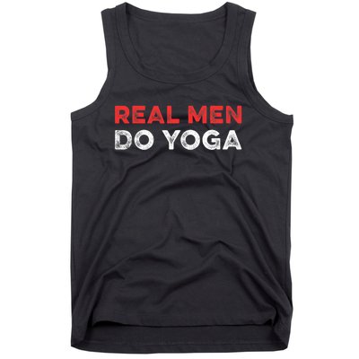 Real Men Do Yoga Spiritual Meditation Instructor Buddhist Tank Top