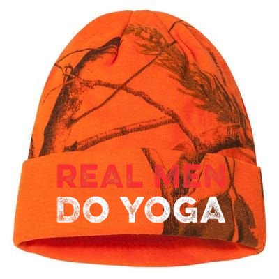 Real Men Do Yoga Spiritual Meditation Instructor Buddhist Kati Licensed 12" Camo Beanie