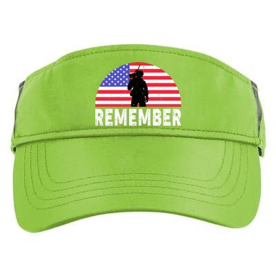 Remember Memorial Day T Adult Drive Performance Visor