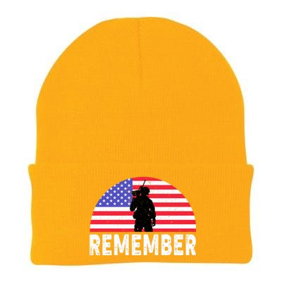 Remember Memorial Day T Knit Cap Winter Beanie