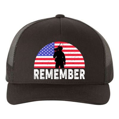 Remember Memorial Day T Yupoong Adult 5-Panel Trucker Hat