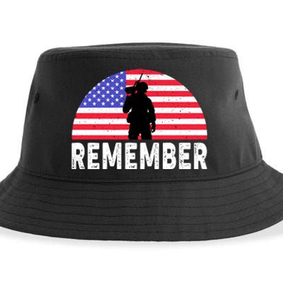 Remember Memorial Day T Sustainable Bucket Hat