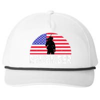 Remember Memorial Day T Snapback Five-Panel Rope Hat