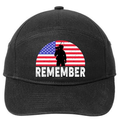 Remember Memorial Day T 7-Panel Snapback Hat