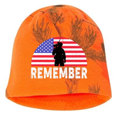 Remember Memorial Day T Kati - Camo Knit Beanie