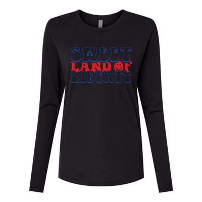 Retro Memorial Day T  Sweet Womens Cotton Relaxed Long Sleeve T-Shirt