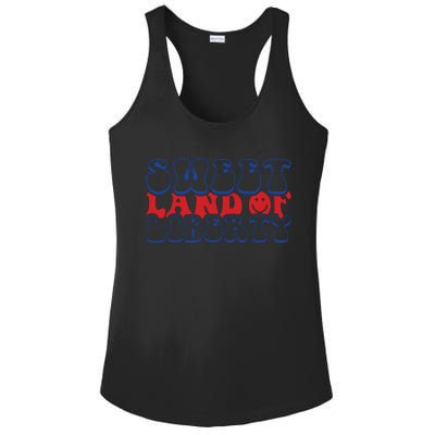 Retro Memorial Day T  Sweet Ladies PosiCharge Competitor Racerback Tank