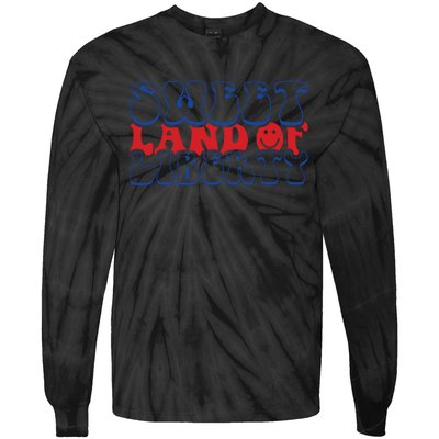 Retro Memorial Day T  Sweet Tie-Dye Long Sleeve Shirt