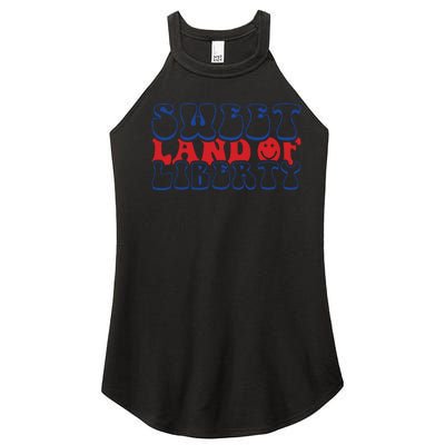 Retro Memorial Day T  Sweet Women's Perfect Tri Rocker Tank