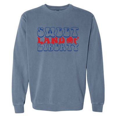 Retro Memorial Day T  Sweet Garment-Dyed Sweatshirt