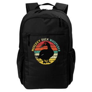 Retro Muscovy Duck Whisperer Funny Farmer Muscovy Duck Gift Daily Commute Backpack