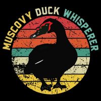 Retro Muscovy Duck Whisperer Funny Farmer Muscovy Duck Gift Drawstring Bag