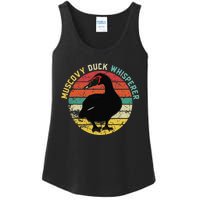 Retro Muscovy Duck Whisperer Funny Farmer Muscovy Duck Gift Ladies Essential Tank