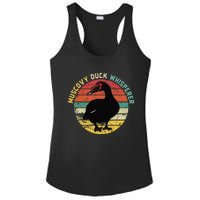 Retro Muscovy Duck Whisperer Funny Farmer Muscovy Duck Gift Ladies PosiCharge Competitor Racerback Tank