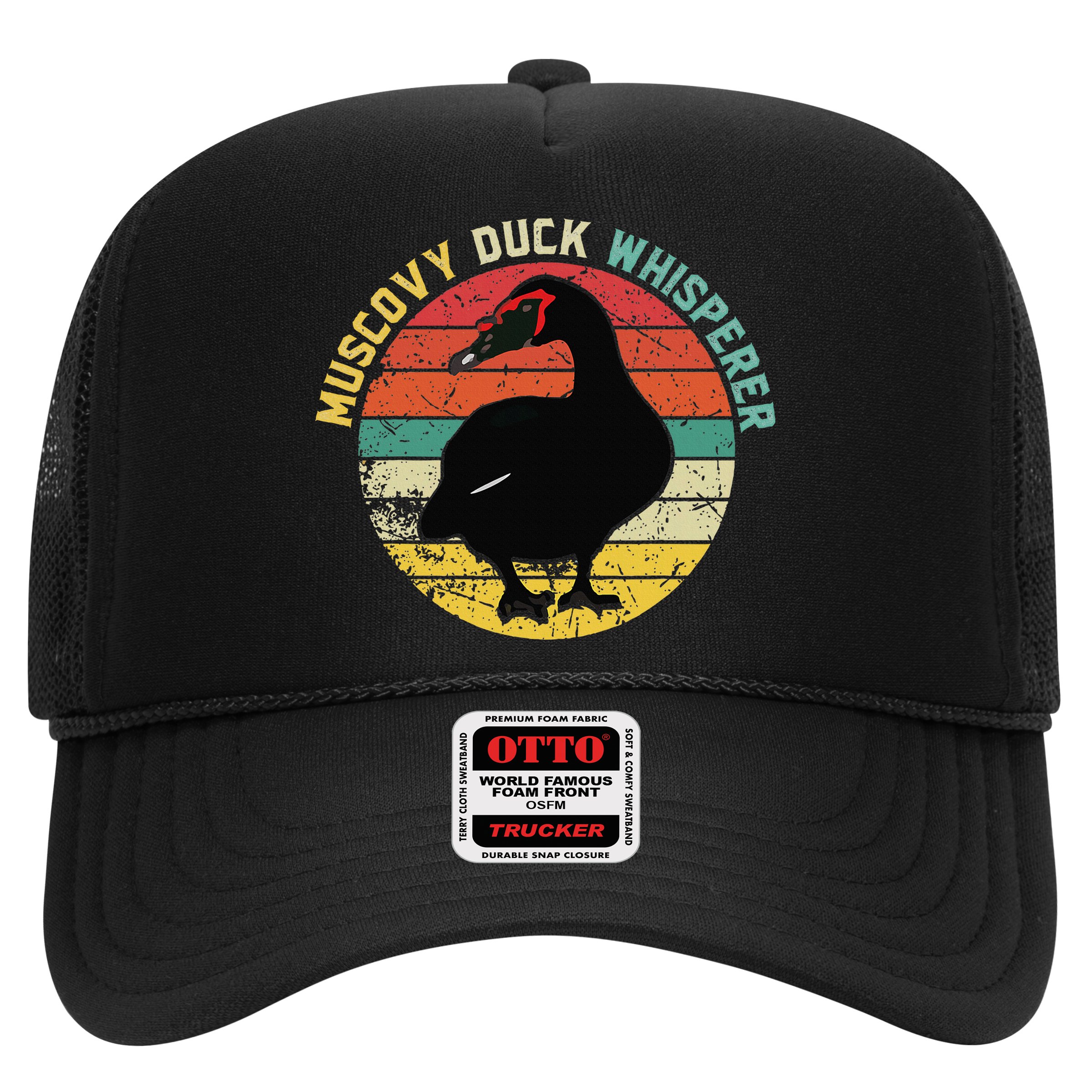Retro Muscovy Duck Whisperer Funny Farmer Muscovy Duck Gift Hat