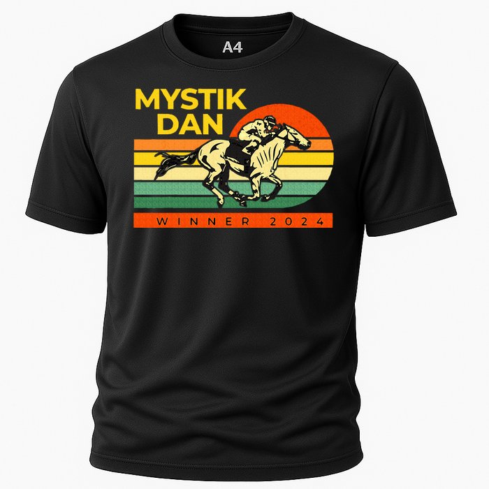 Racing Mystik Dan Winner 2024 Betting Cooling Performance Crew T-Shirt