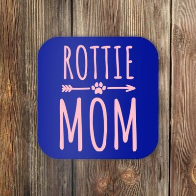 Rottweiler Mom Dog Owner Gift Rottie Mom Gift Coaster