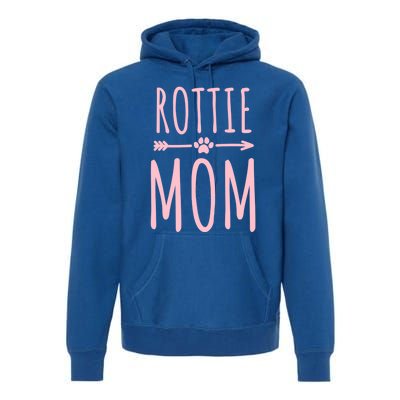 Rottweiler Mom Dog Owner Gift Rottie Mom Gift Premium Hoodie