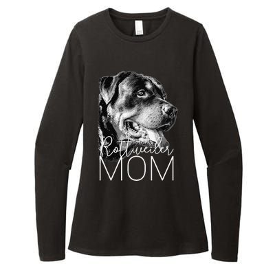 Rottweiler Mom Dog Womens CVC Long Sleeve Shirt