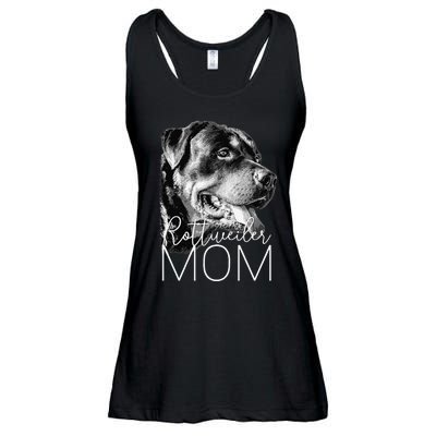 Rottweiler Mom Dog Ladies Essential Flowy Tank