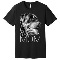 Rottweiler Mom Dog Premium T-Shirt